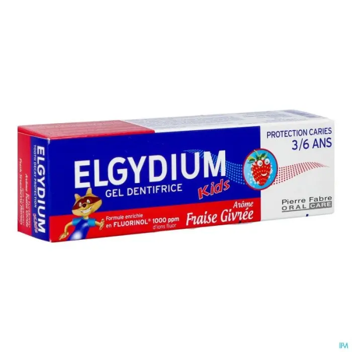 Dentifrice Elgydium Kids 3-6 ans Goût Fraise Dentifrice - 