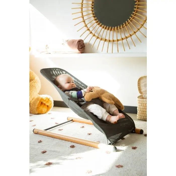 Transat Childhome Evolux Naturel Anthracite Univers Bébé -