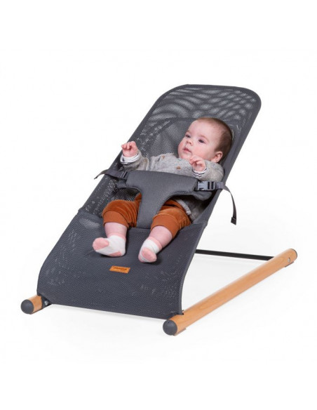 Transat Childhome Evolux Naturel Anthracite Univers Bébé -