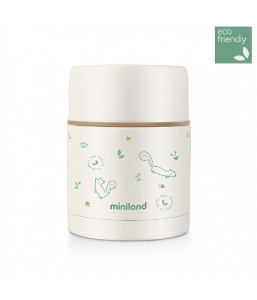 Thermos Miniland Pour Aliments Solides Chip Vaisselle bébé -
