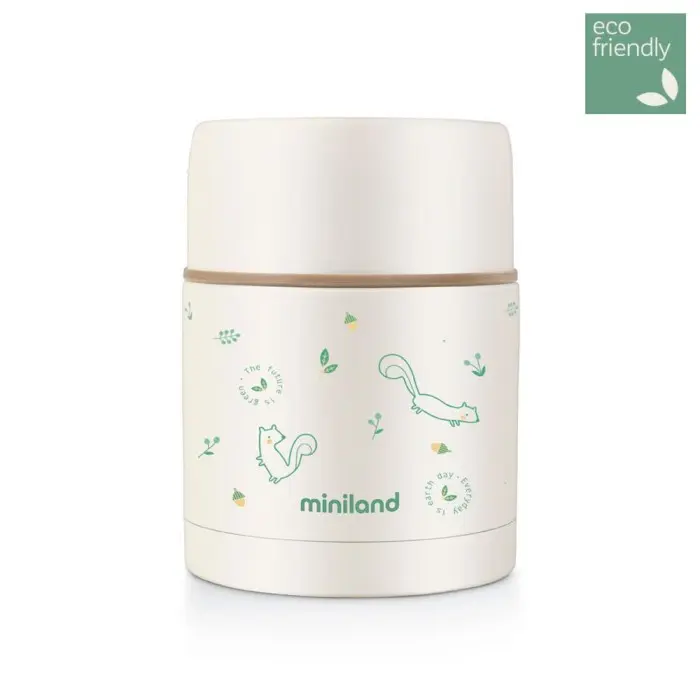 Thermos Miniland Pour Aliments Solides Chip Vaisselle bébé -