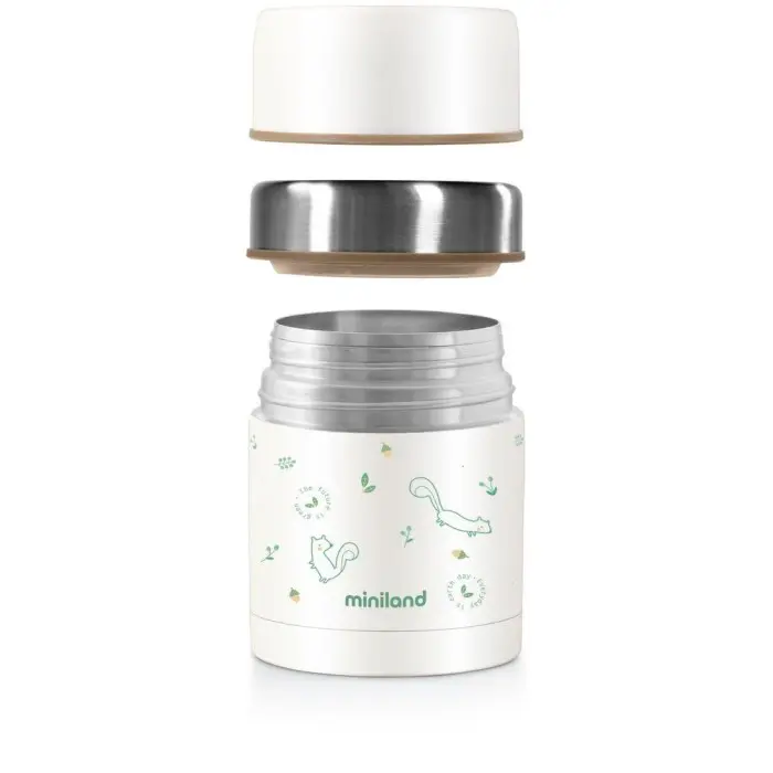 Thermos Miniland Pour Aliments Solides Chip Vaisselle bébé -