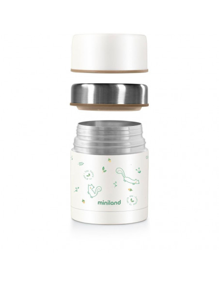 Thermos Miniland Pour Aliments Solides Chip Vaisselle bébé -