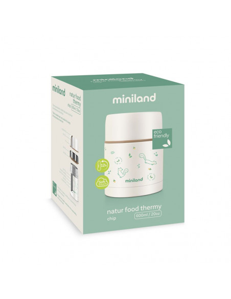 Thermos Miniland Pour Aliments Solides Chip Vaisselle bébé -