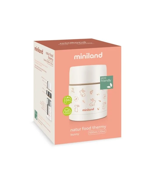 Miniland thermos for solid foods 600 ml - Bunny 2