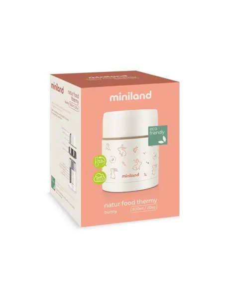 Miniland thermos for solid foods 600 ml - Bunny — photo 2