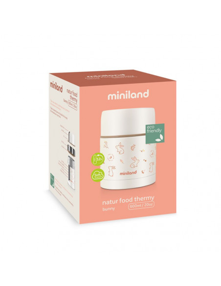 Thermos Miniland Pour Aliments Solides Bunny Vaisselle bébé -