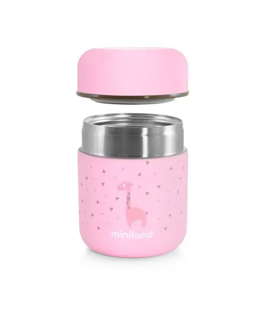 Thermos Miniland Pour Aliments Solides Mini Rose Vaisselle bébé 2