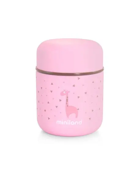 Thermos Miniland Pour Aliments Solides Mini Rose Vaisselle bébé