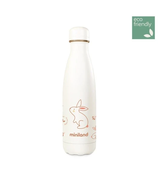 Miniland Natural Bunny insulated bottle 500 ml