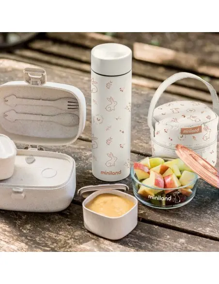 Natur Miniland Thermy Bunny Vaisselle bébé - Miniland Maroc