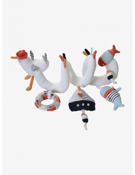 Spirale d'activités LEON SUR LE PONTON - multicolore Peluches 