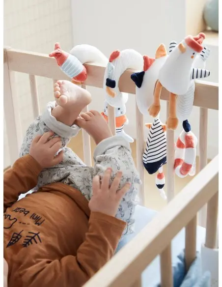 Spirale d'activités LEON SUR LE PONTON - multicolore Peluches 