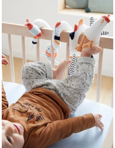 Spirale d'activités LEON SUR LE PONTON - multicolore Peluches 