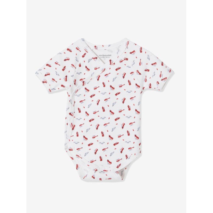 Lot de 3 bodies manches courtes 1mois 100% Coton Body - Maroc