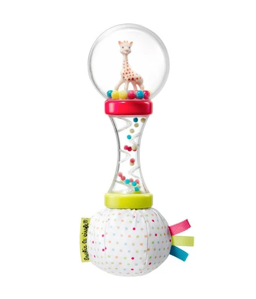 Soft multi-texture maracas rattle Sophie la Girafe from 3 months
