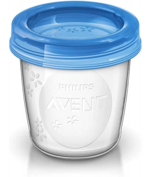 Avent reusable storage pots for breast milk, pack of 10 2