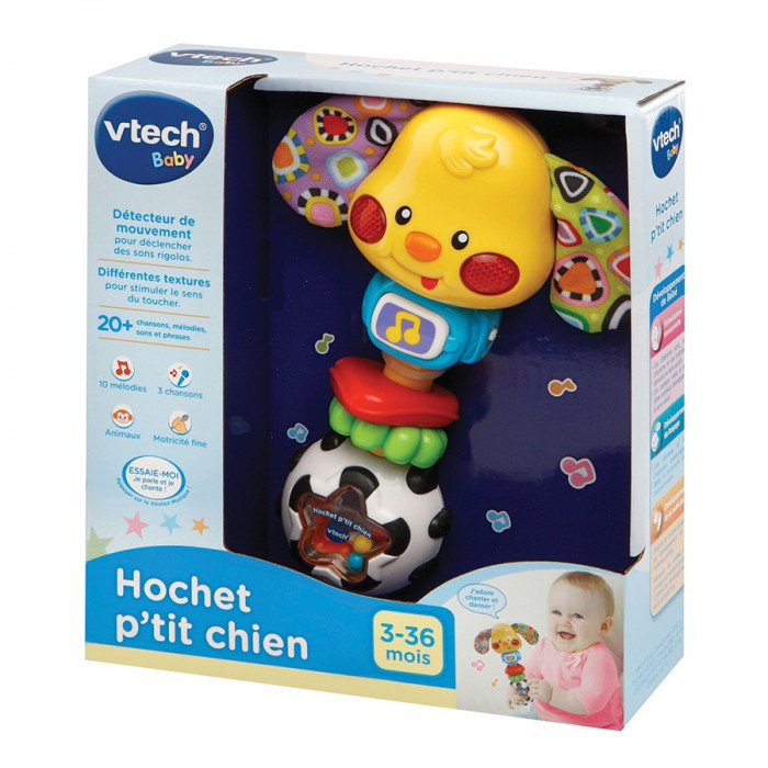 Vtech Hochet P'tit Chien 3-36mois Hochet - Vtech Maroc