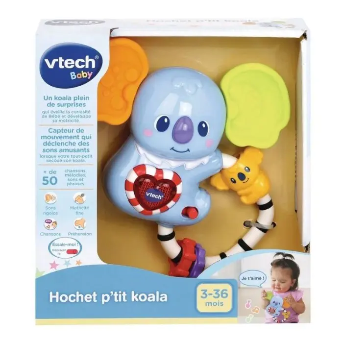 Vtech Hochet P'tit Koala 3-36 mois Hochet - Vtech Maroc