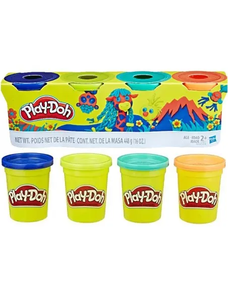Play Doh Pâte à modeler 4 pots Jeux éducatifs - Maroc