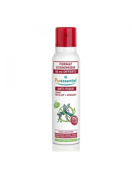 Puressentiel Anti-Pique Spray Répulsif + Apaisant 200ml Soin -
