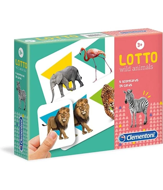 Clementoni Wild Animals lotto 3 years+