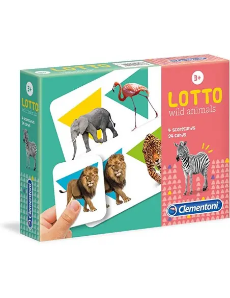 Clementoni Loto Animaux Sauvages 3ans+ Jeux éducatifs -