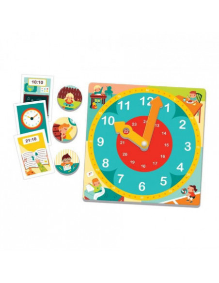 Clementoni Education Horloge Tic-Tac 5-7ans 5 - 7 ans -