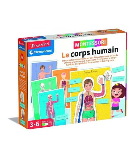 Clementoni Education The human body from 3 to 6 years