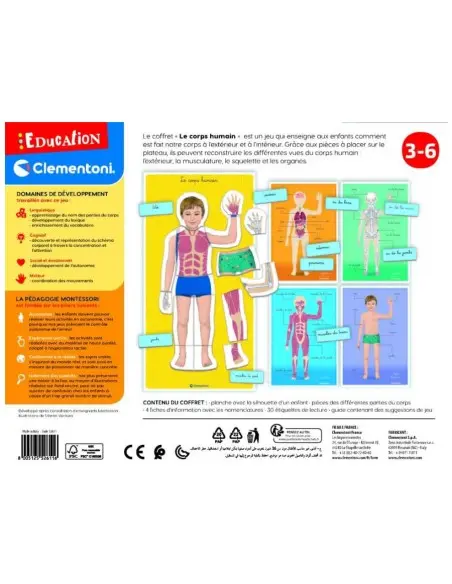 Clementoni Education The human body from 3 to 6 years — photo 3