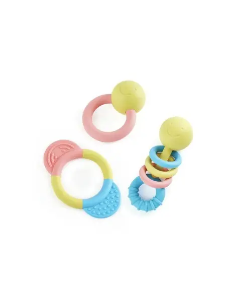 Hape set of rings and rattles in Japanese rice, from 0 months