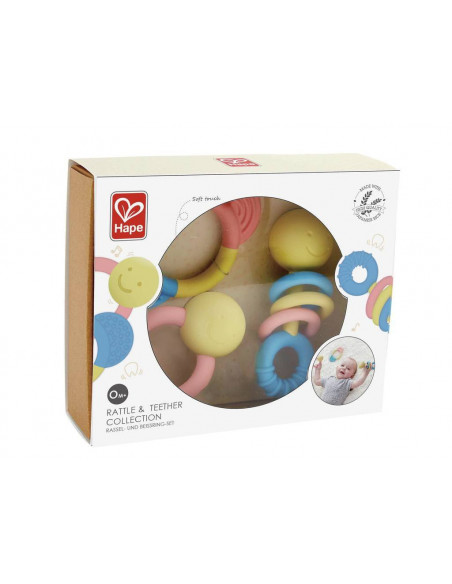 Hape Coffret d'Anneaux et Hochets en Riz Japonais 0m+ Hochet -