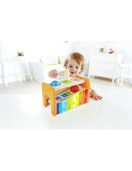 Hape hammer bench with xylophone from 12 months — photo 2