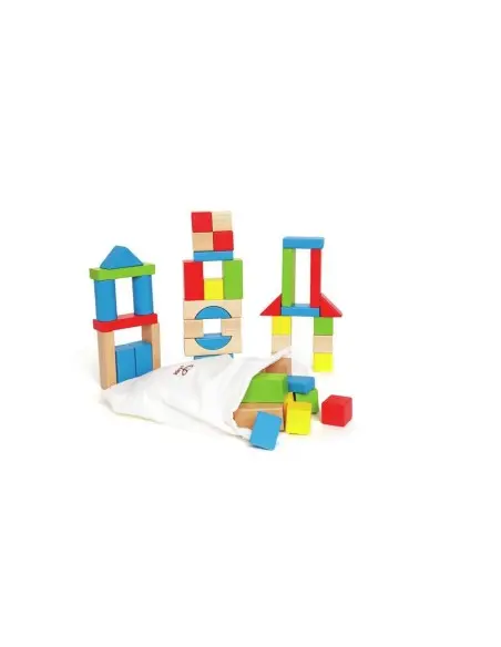 Hape 50 Blocs de construction en bois 12m+ 0 - 3 ans - Hape