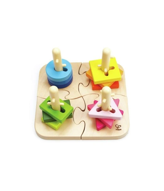 Hape creative button puzzle 18m+