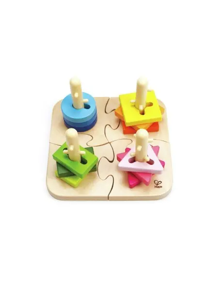 Hape creative button puzzle 18m+