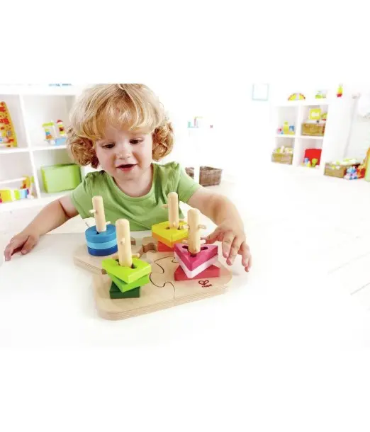 Hape Puzzle à boutons créatif 18m+ Puzzle - Hape Maroc 2