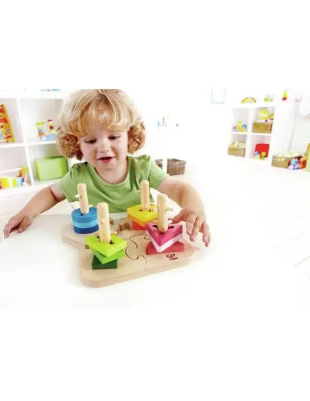 Hape Puzzle à boutons créatif 18m+ Puzzle - Hape Maroc