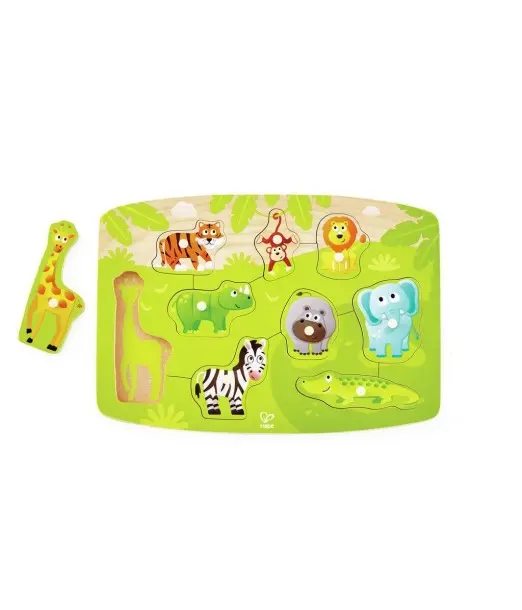Hape Puzzle à boutons jungle 2ans+ Puzzle - Hape Maroc