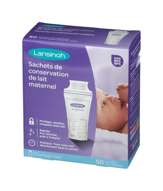 Lansinoh breast milk storage bags 50 units