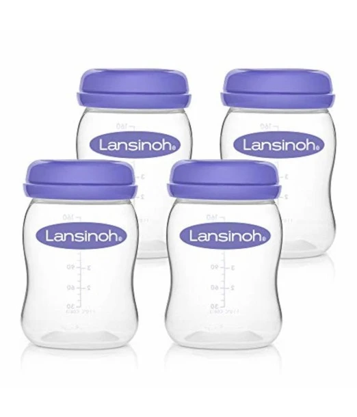 Lansinoh breast milk storage pots x4