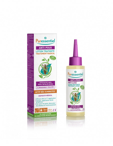 Anti-Poux Lotion Traitante Puressentiel 100ml Shampoing -