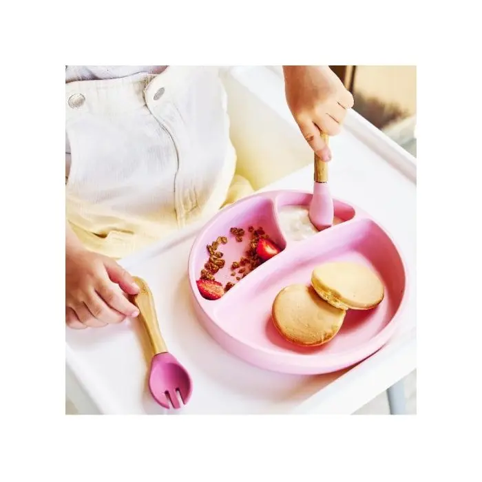 Minikoioi Assiette Multi-Compartiments Avec Ventouse En