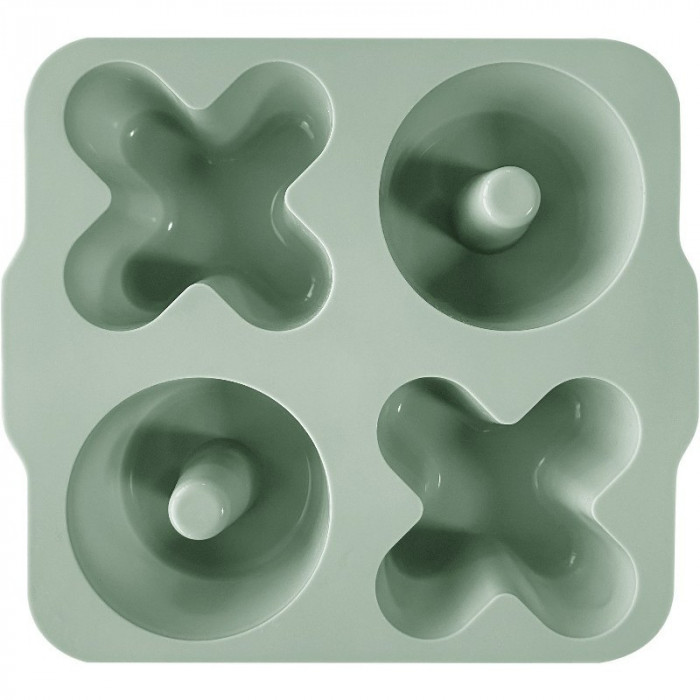 Minikoioi 2 Moules XOXO En Silicone – Vert Vaisselle bébé -