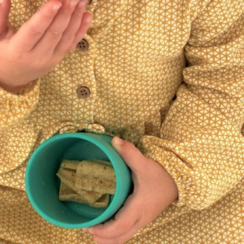 Minikoioi Gobelet Bébé En Silicone – Vert Vaisselle bébé -