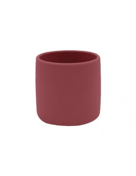 Minikoioi Set En Silicone: Bol Gobelet Cuillere – Rouge Velvet.