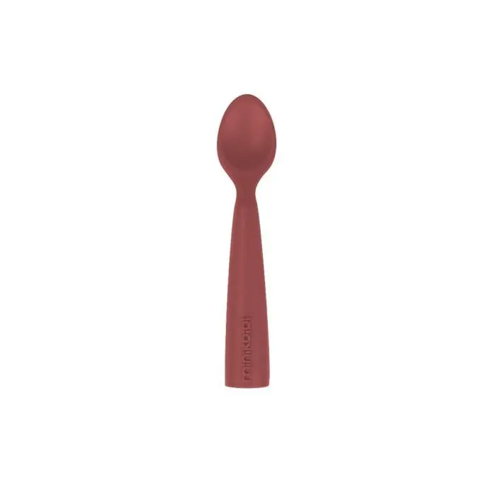 Minikoioi Set En Silicone: Bol Gobelet Cuillere – Rouge Velvet.