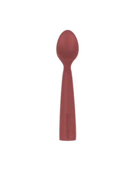 Minikoioi silicone set: bowl, cup, spoon – Velvet Red — photo 4