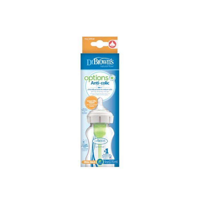 Dr. Brown's - Biberon 270ml Cole large 0M+ Biberon &