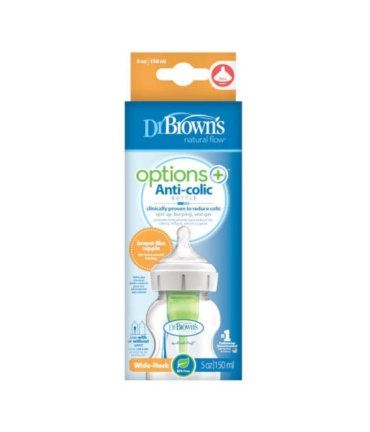 Dr Brown's baby bottle 150 ml wide neck 2